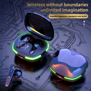 Coppia Auricolari Wireless con Box Waterproof IPX4 Noise