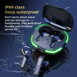 Coppia Auricolari Wireless con Box Waterproof IPX4 Noise