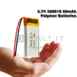 Batteria LiPo al Litio 350919 3.7V 50mAh Ricaricabile