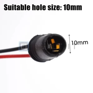2Pzi Portalampada Attacco T10 per LED W5W per Test Socket