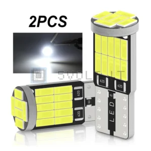 Coppia Lampade T10 W5W Bianco Naturale 26SMD 4014 6000K 12V