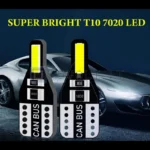 Coppia Lampade T10 W5W Bianco Luci Interne 6000K Canbus