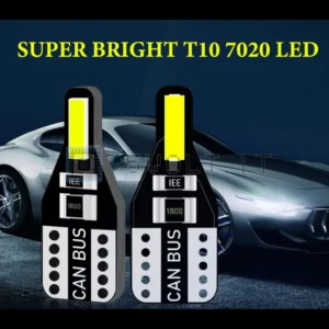 Coppia Lampade T10 W5W Bianco Luci Interne 6000K Canbus