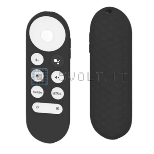 Custodia Cover Silicone per Google Chromecast TV 2020 Nera