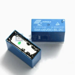 Relè di Potenza SMI-05VDC-SL-2C Normalmente Aperto 8 PIN 5V