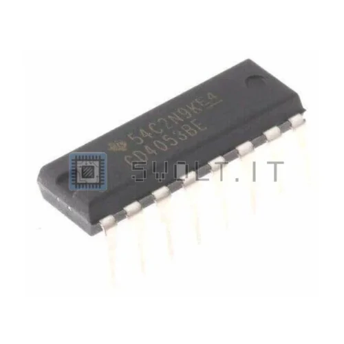 Mux DeMux CD4053 Segnali Analogici DIP-16 – 5 Pezzi