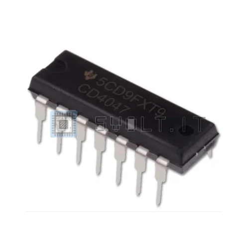 Multivibratore Cmos CD4047 DC in AC DIP-16 – 5 Pezzi