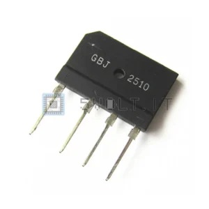 Raddrizzatore a Ponte GBJ2510 1000V 25A SIP – 1 Pezzo