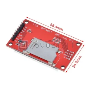 Display LCD 1.8 Pollici TFT Colori 128x160 16bit per Arduino