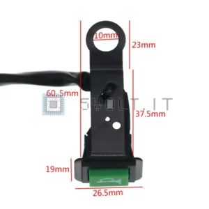 Tasto Clacson Tromba Switch Manubrio Bicicletta Elettrica