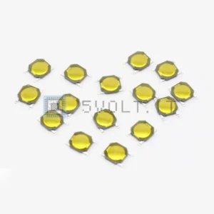 20pz Interruttore Pulsante Tattile 4x4x0.8mm 4pin Switch