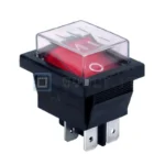 Interruttore 2 Posizioni 4pin Rosso KCD4 Bilanciere 16A 250V