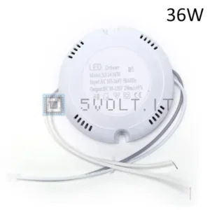 Driver LED da Soffitto 24W-36W 220V Tondo Luci Faretti