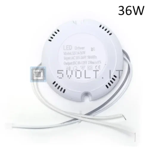 Driver LED da Soffitto 24W-36W 220V Tondo Luci Faretti