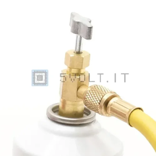 Adattatore Filettato Valvola R-134A ¼ 60x35mm Condizionatori