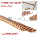 5pz Aste Saldatura in Ottone 1.0mm Elettrodi di Rame Fosforo