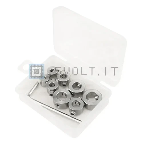Set 7pz Collare Arresto Lavorazione Legno 3-16mm Trapano