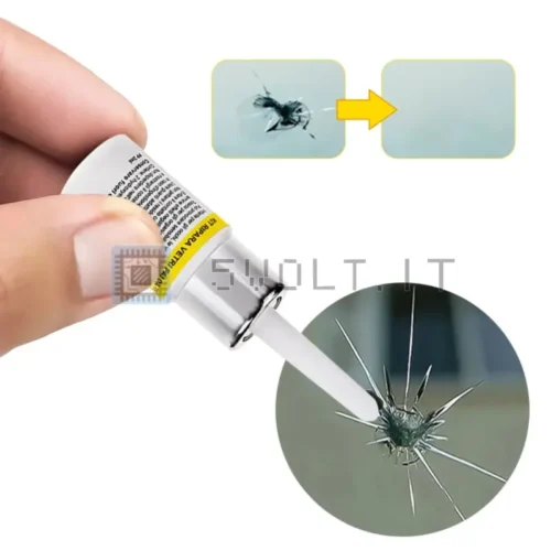 Colla Polimerizzante Vetro Incrinato Auto Cellulare Crepe