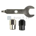 Mandrino per Molatura Elettrica M8x0.75 con Chiave Keyless