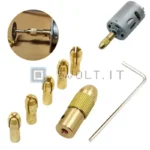 7pz Mini Mandrini per Trapano Elettric 0.5-3mm 2.35mm