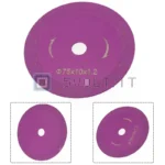 Disco da Taglio Diamantato 75mm per Vetro Ceramica Marmo