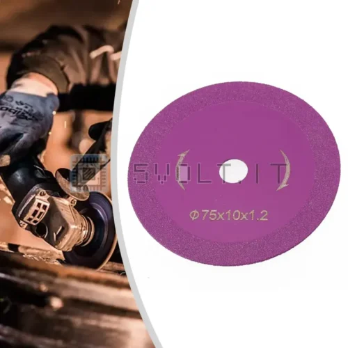 Disco da Taglio Diamantato 75mm per Vetro Ceramica Marmo
