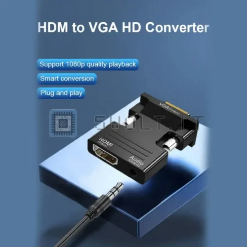 Adattatore Convertitore da HDMI a VGA PS4 PC 1080P Audio