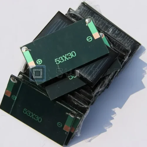 2pz Mini Pannello Solare Cella 53x30mm 30mA 5V