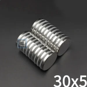 1pz Magnete Neodimio 30x5mm Tondo N35