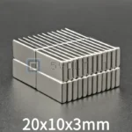 2pz Magneti Neodimio 20x10x3 Rettangolo N35