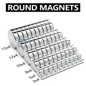 5pz Magneti Neodimio 10x4mm Tondo N35