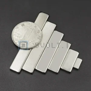1pz Magnete Neodimio 40x10x3mm Rettangolo N35