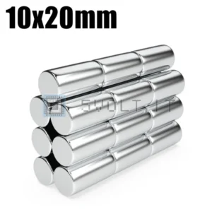 1pz Magnete Neodimio 10x20mm Cilindro N35
