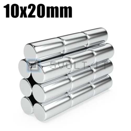 1pz Magnete Neodimio 10x20mm Cilindro N35