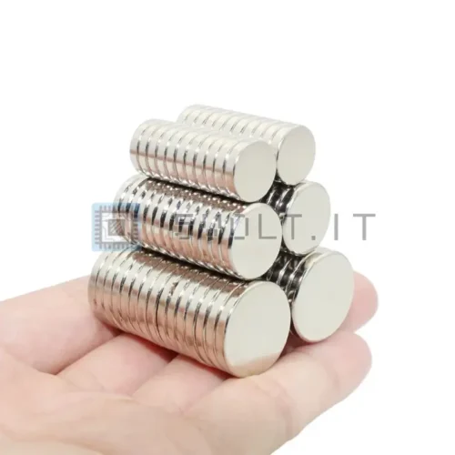5pz Magneti Neodimio 8x3mm Tondo N35