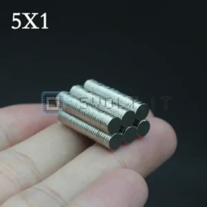 20pz Magneti Neodimio 5x1mm Tondi N35