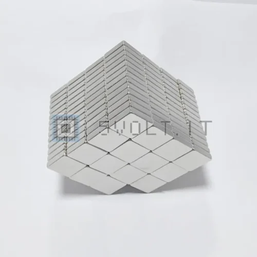 1pz Magnete Neodimio 12x12x3mm Quadrati N35