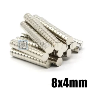 5pz Magneti Neodimio 8x4mm Tondi N35