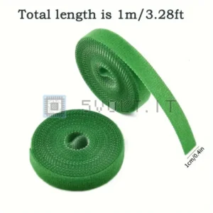 Nastro Magico Nylon Giardino Supporto Legatura Rami 100x1cm