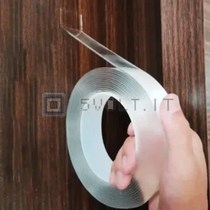 Nastro Adesivo Trasparente Doppia Faccia 500x2cm Nano