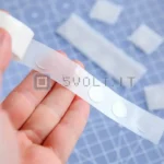 Rotolo 100pz Puntini Rimovibili Trasparenti 10mm Nastro