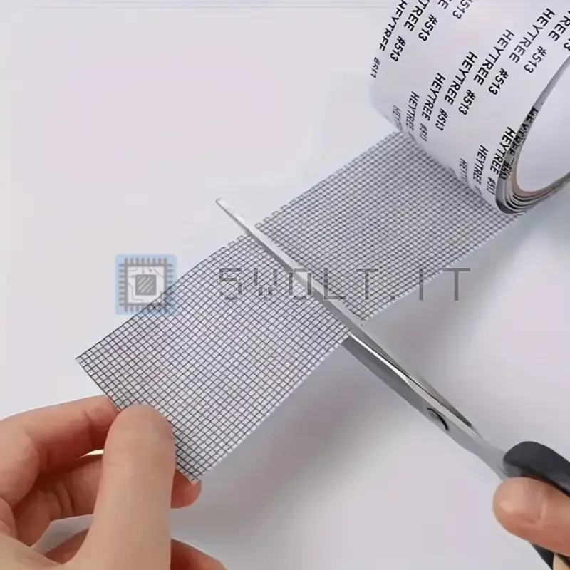 160366-TM-1.webp Nastro Riparazione Zanzariere 5cmx2M Rete Finestra Adesivo