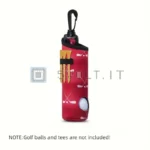 Porta Tee Palline da Golf Rossa Accessori Borsa Portatile