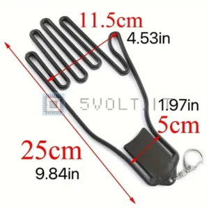Sagoma Porta Guanti da Golf Uomo Donna Nero Robusto