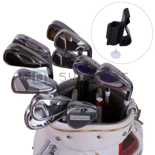 Clip Nero per Putter da Golf con Segnalino Mazze Accessorio