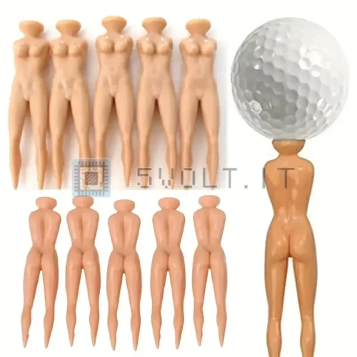 10pz Tee da Golf in Plastica Creativa Corpo Umano Durevole
