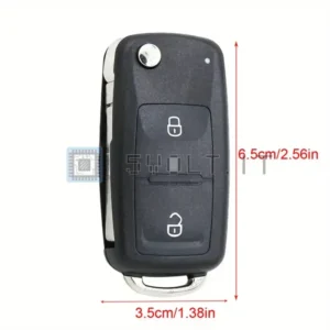 Guscio Chiave 2 Pulsanti per VW Polo Tiguan Golf 202AD