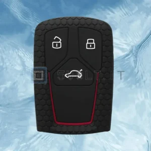 Cover Chiave Silicone 3 Pulsanti per Audi A5 A6 Q5 RS