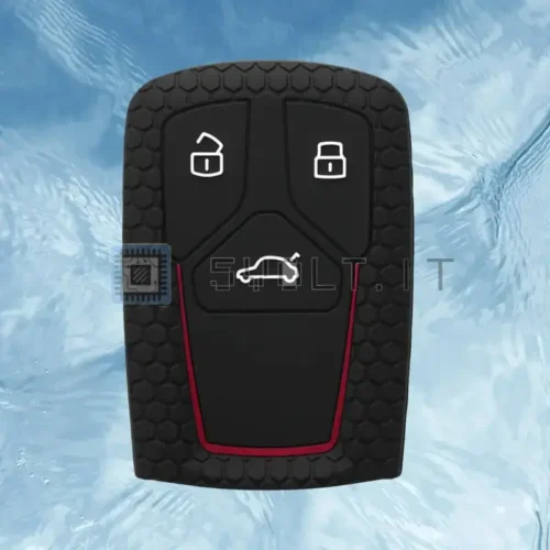 Cover Chiave Silicone 3 Pulsanti per Audi A5 A6 Q5 RS