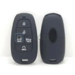 Cover Chiave Silicone per Hyundai Renault Nero